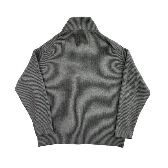 1-27 ERMENEGILDO ZENGA Men's Sweater Henley Gray 100% Cashmere XXL/56 - Picture 2 of 15